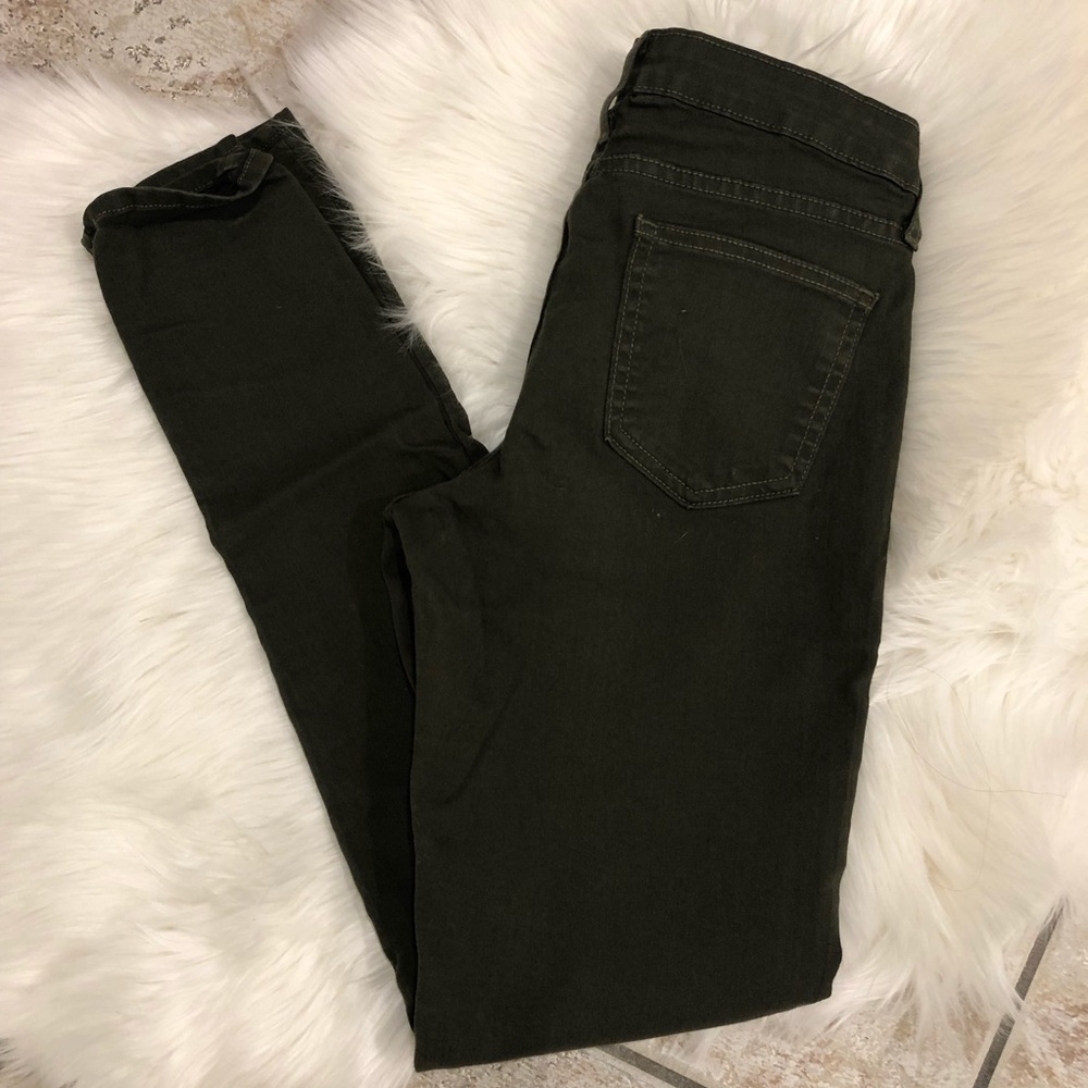 Olive Skinny Jeans by Just USA